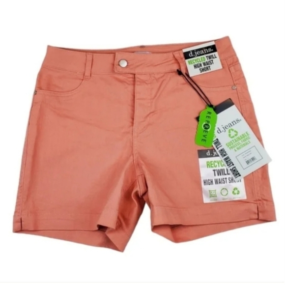 D.JEANS TWILL high waist jeans shorts - Picture 7 of 7